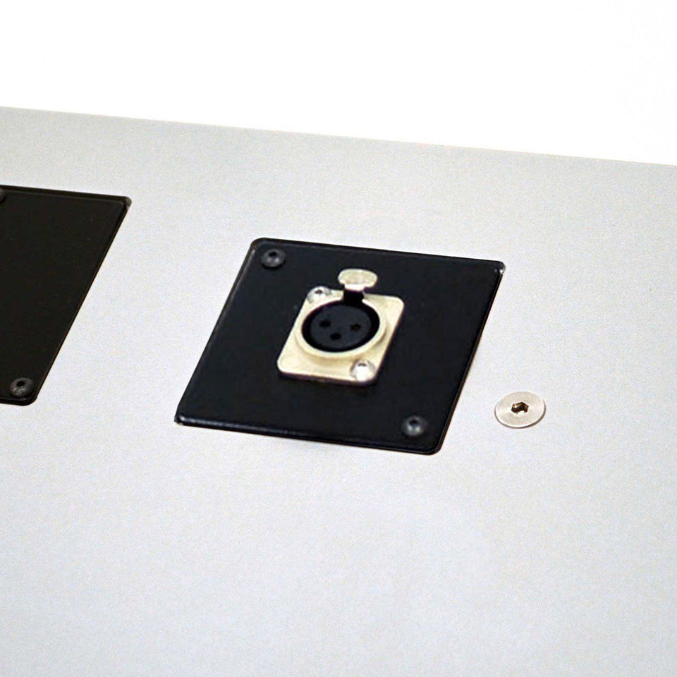 Microphone connector XLR3 module for lecterns