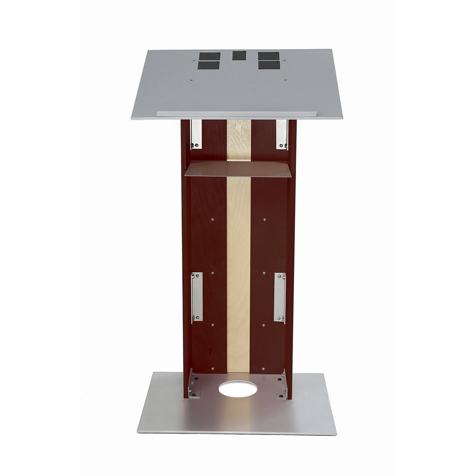 K2 lectern Duo / wooden podium from Urbann Products rear view