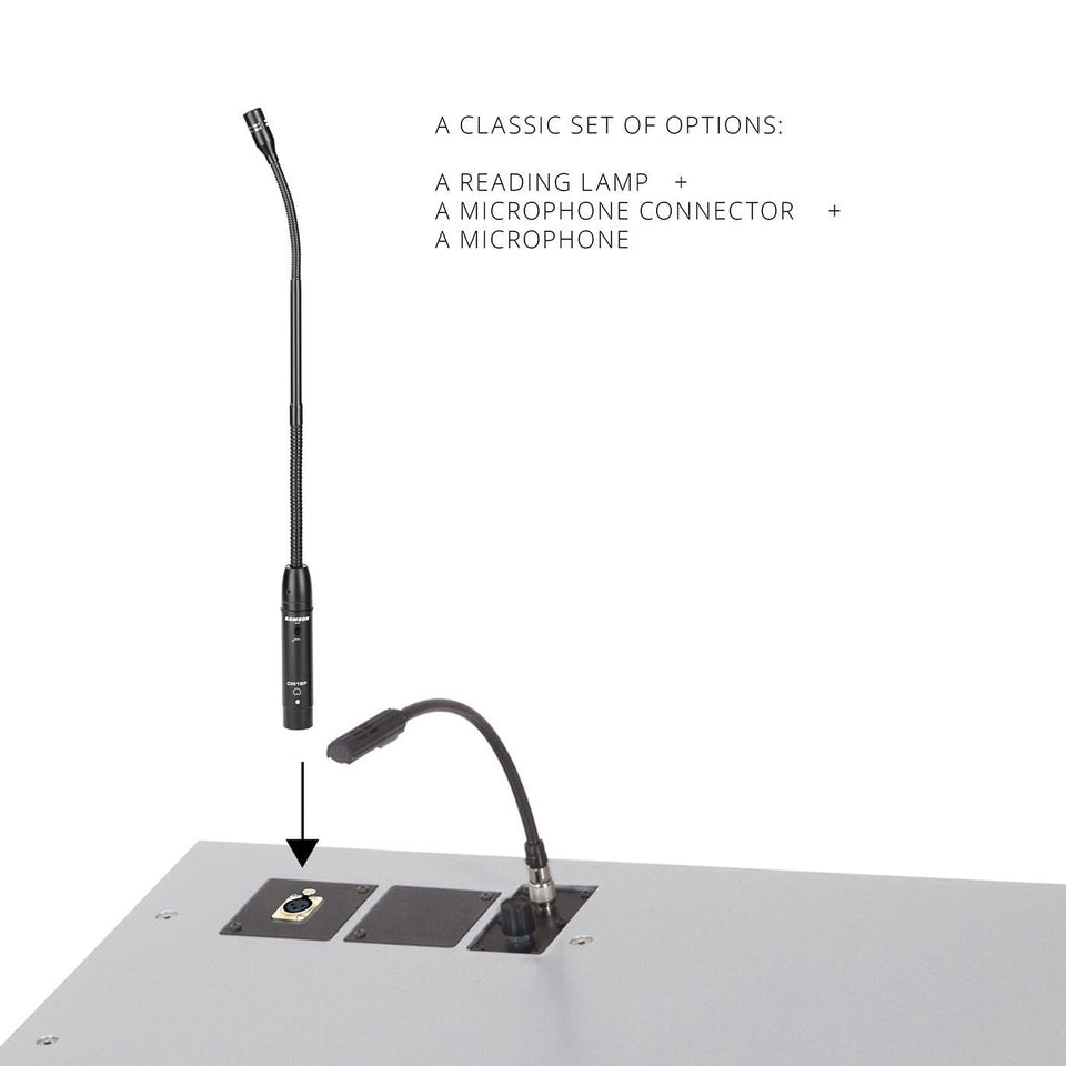 Classic set of options for a lectern