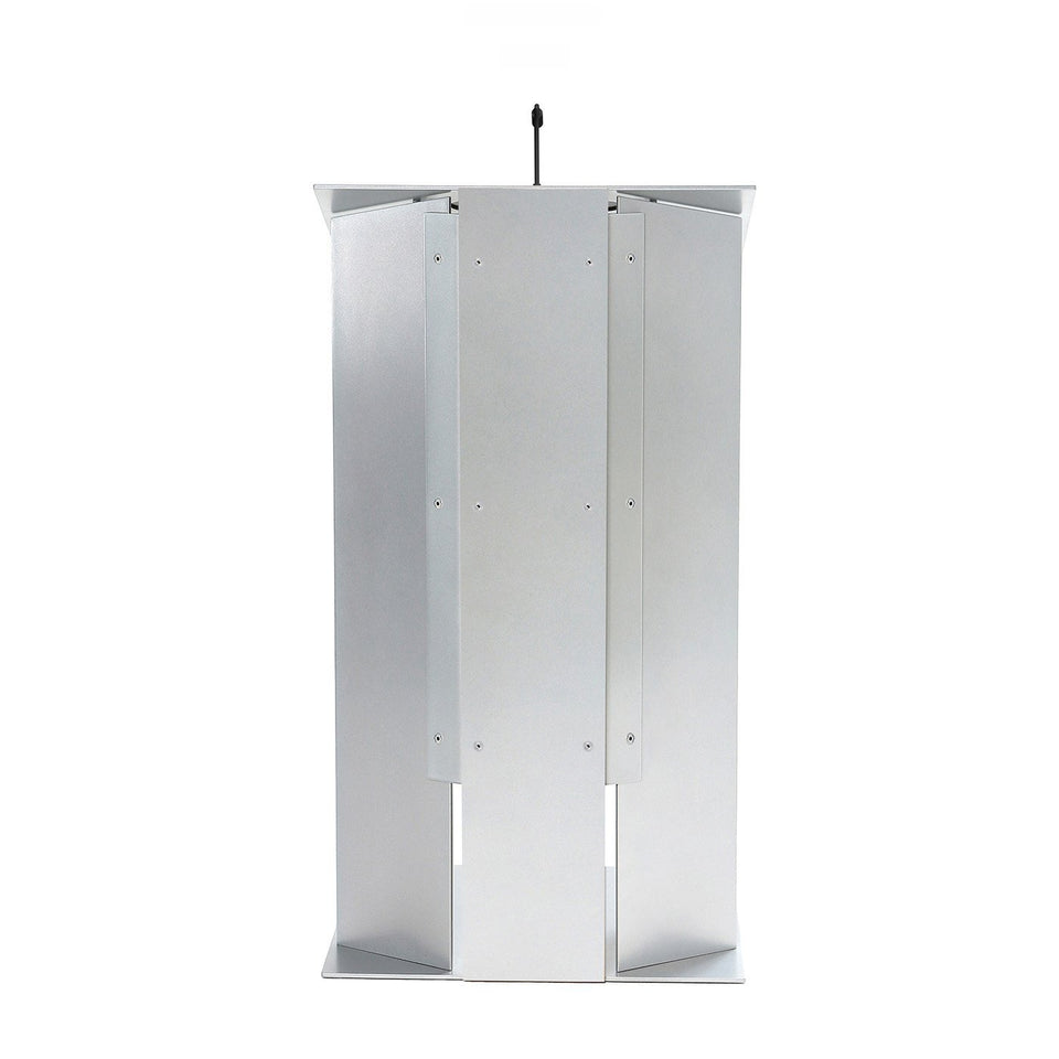 K6 lectern / podium with metal front panel from Urbann Products front view