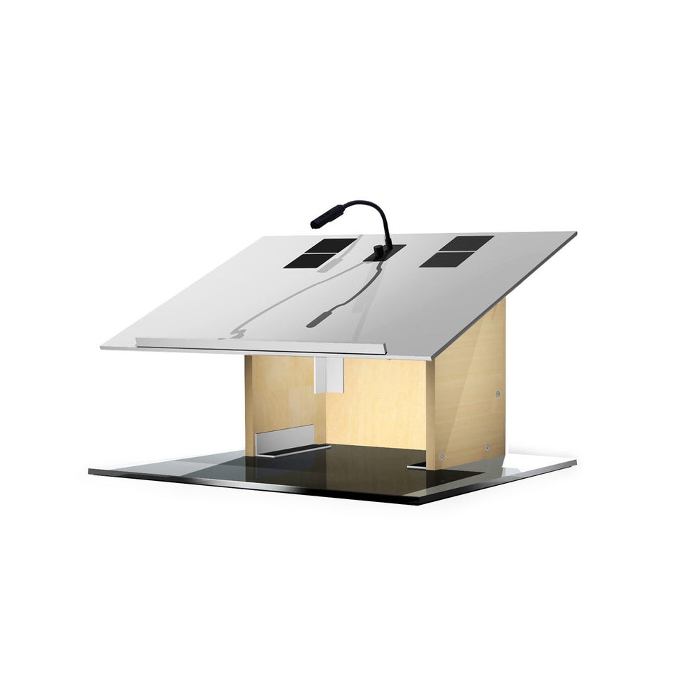 K9 Table lectern / wooden podium from Urbann Products - rear view