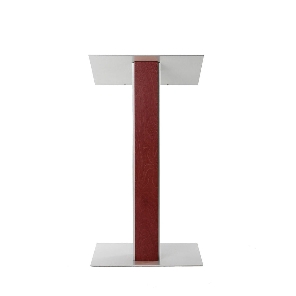 Y5 lectern / podium from Urbann Products - Mahogany - front view