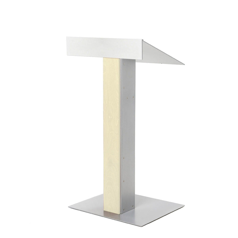Y55 lectern / podium from Urbann Products - Unfinished - side view