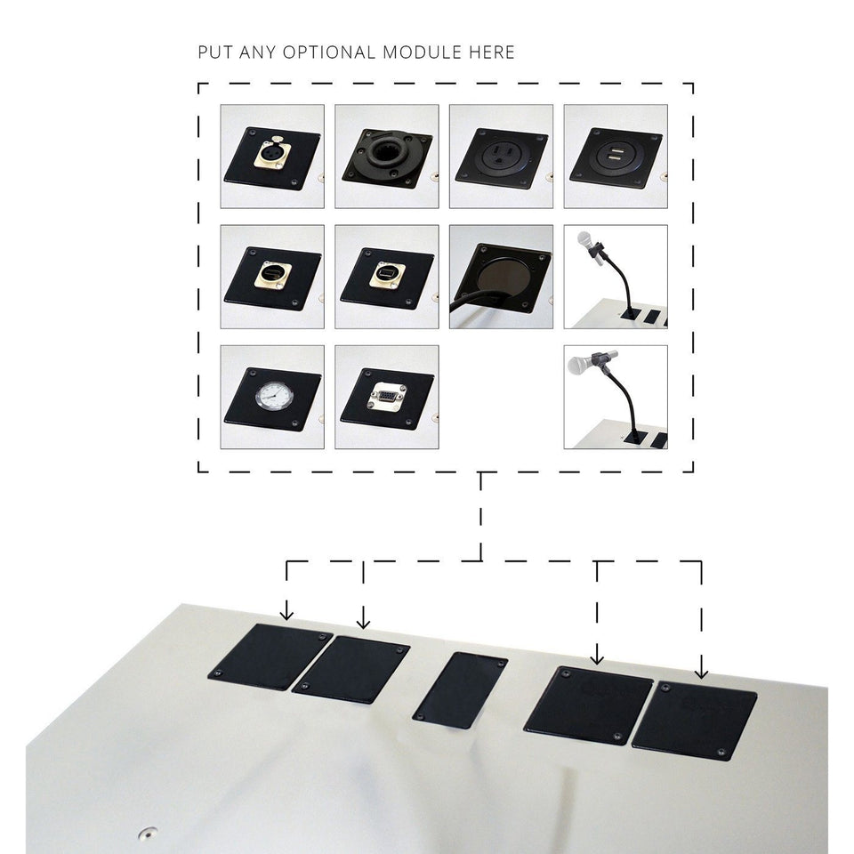 Urbann - family of modular options for lecterns